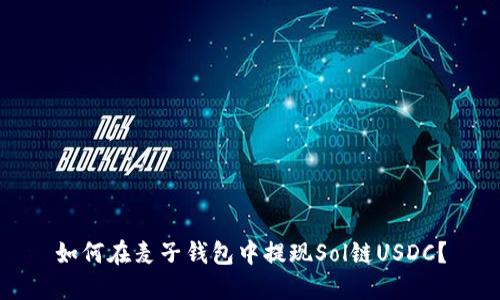 如何在麦子钱包中提现Sol链USDC?