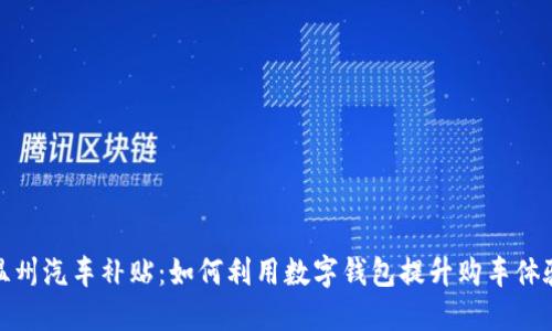 温州汽车补贴:如何利用数字钱包提升购车体验